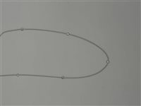 Collana Gioielleria Dossena  Donna in Oro bianco Zircone COOR-276-253